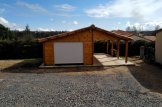 Garage en bois avec carport (44 mm), 4x6 m + 3x6 m (carport), 40 m² customer 1