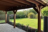 Carport en bois 3x6 m avec abri (44 mm), 2x6 m customer 3
