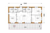 Maison en bois NICOLE RV (Isolé RE2020, 44 mm + bardage), 68 m² specification 1