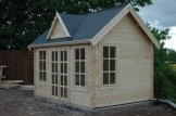 Abri de jardin en bois CLOCKHOUSE (44 mm), 4x3 m, 12 m² customer 2
