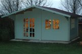 Abri de jardin WISSOUS (44+44 mm, RT2012), 5x5 m, 25 m² customer 1