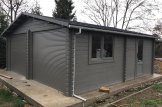 Garage en bois double (44 mm), 6x6 m, 36 m² customer 2