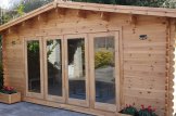 Abri de jardin en bois MIA (44 mm), 5.5x5.5 m, 30 m² customer 2
