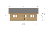 Chalet en bois GRETA S (44 mm + bardage), 48 m² specification 2