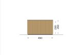 Petite maison en bois PREMIUM (34 mm + bardage), 10.5x4.5 m, 47 m² specification 5