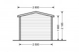 Abri de jardin NANO (28 mm), 2.5x2 m, 5 m² specification 4