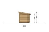 Sauna d'extérieur VIGOR (44 mm), 5.3x2.5 m, 4.9 m² specification 4