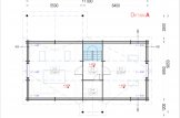 Chalet en bois VERA (44+44 mm), 132 m² + 13.5 m² terrasse specification 2