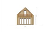 Chalet en bois SARA S (44 mm + bardage), 27 m² specification 3