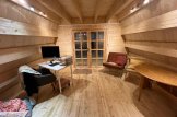 Abri de jardin en bois TIPI (44 mm), 4.5x7 m, 23 m² + 14 m² mezzanine customer 2