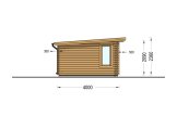 Abri de jardin en bois ESSEX (44 mm), 5x4 m, 20 m² specification 3