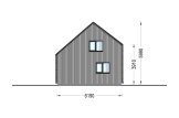 Chalet en bois habitable SELIA RV (Isolé RE2020, 44 mm + bardage), 44 m² specification 5