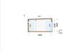 Studio de jardin PREMIUM S (Isolé, 34 mm + bardage), 6.5x4.5 m, 30 m² specification 6