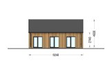 Chalet en bois en kit MILANA (Isolé, 34 mm + bardage), 41 m² specification 6