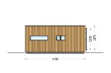 Chalet en bois habitable LUCIA 1 RV (Isolé RE2020, 44 mm + bardage), 57 m² specification 5