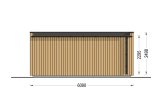 Abri de jardin en bois LAYLA (Isolé, 34 mm + bardage), 6x3 m, 15 m² specification 4