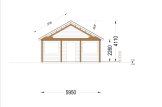 Chalet en bois avec terrasse ANGERS S (34+34 mm), 36 m² + 19 m² specification 7