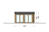 Sauna d'extérieur SERENE (34 mm + bardage), 4.5x2.5 m, 5 m² specification 2