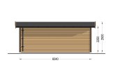 Abri de jardin en bois ARTUR PLUS (34 mm + bardage), 6x3 m, 15 m² specification 4