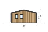 Chalet en bois ANGELA (44 mm + bardage), 43 m² specification 3
