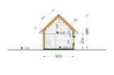 Maison préfabriquée en bois KARINA PV (Isolé RE2020, 44 mm + bardage), 46 m² specification 7