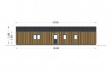 Maison en bois habitable ROBERTA (Isolé RE2020, 44 mm + bardage), 96 m² specification 5