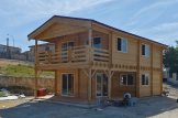 Chalet en bois habitable avec terrasse TOULOUSE (Isolé RE2020, 44+44 mm), 100 m² + 20 m² customer 2