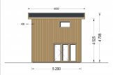 Studio de jardin LISA (44 mm + bardage), 21.84 m² specification 3