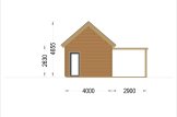 Chalet en bois ADALINE S (44 mm), 45 m² specification 3
