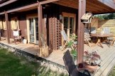 Chalet en bois avec terrasse AURA (44+44 mm), 100 m² + 35 m² customer 3