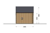 Chalet en bois en kit SELIA (Isolé, 34 mm + bardage), 44 m² specification 4