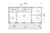 Chalet en bois NICOLE (44 mm + bardage), 68 m² specification 1