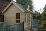Abri de jardin en bois CLOCKHOUSE (44 mm), 4x3 m, 12 m² customer 3