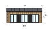 Chalet en bois habitable ANGELA RV (Isolé, RE2020), 50 m² specification 2