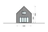 Chalet en bois habitable ALINA RV (Isolé RE2020, 44 mm + bardage), 46 m² specification 3