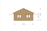 Chalet en bois GRETA S (44 mm + bardage), 48 m² specification 5