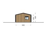 Chalet en bois habitable SELENE RV (Isolé, RE2020), 54 m² specification 3