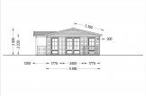 Chalet en bois DONNA PLUS (44 mm), 63 m² + 11.5 m² terrasse specification 3