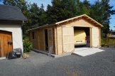 Garage en bois (44 mm), 6x6 m, 36 m² customer 1