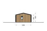 Maison en bois NICOLE RV (Isolé RE2020, 44 mm + bardage), 68 m² specification 3