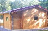 Chalet en bois PARIS (44 mm), 21 m² + 11 m² terrasse customer 2