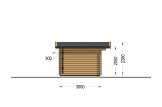 Abri de jardin en bois PETER (34 mm), 3x3 m, 9 m² specification 3