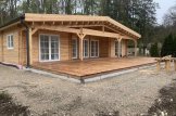 Chalet en bois RIVIERA (66 mm), 100 m² + 20 m² terrasse customer 2