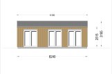 Chalet en bois habitable ANGELA S (Isolé RE2020, 44 mm + bardage), 50 m² specification 4