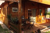 Chalet en bois avec terrasse DONNA (44+44 mm), 63 m² + 11.5 m² customer 1