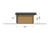 Abri de jardin en bois PETER (34 mm), 3x4 m, 12 m² specification 3