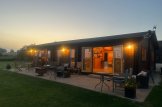 Chalet en bois AGNES (44+44 mm), 75 m² customer 3