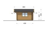 Abri de jardin en bois WISSOUS (34 mm), 5x4 m, 20 m² specification 5