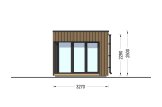 Abri de jardin en bois INES (Isolé RE2020, 34 mm + bardage), 6x3 m, 18 m² specification 5
