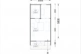 Abri de jardin BRETA (28 mm), 3x6 m, 18 m² specification 1